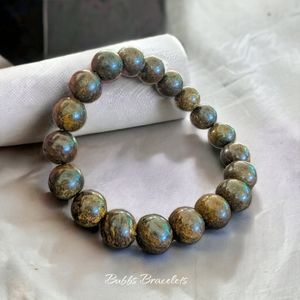 Bronzite Bracelet 10mm - Unisex Natural Stones Handmade